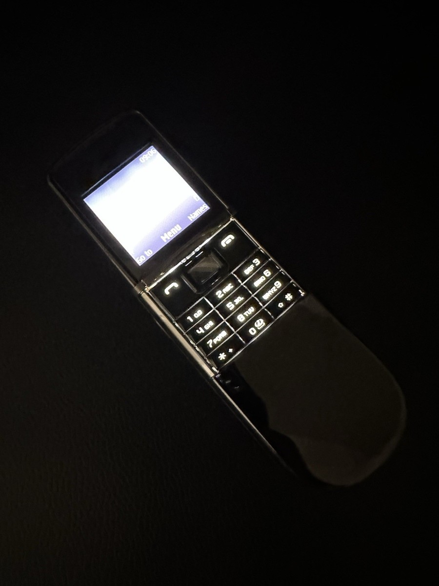 Nokia 8808 PROTOTYPE Made by Nokia 8800 Sirocco Black Ultra Rare