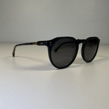 Raen Remmy 52 Sunglasses Matte Black Matte Brindle Tortoise Polarized Lens Rare