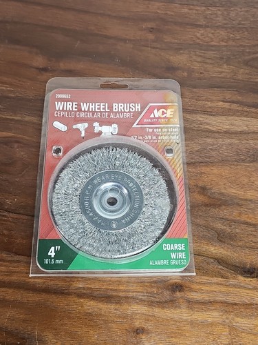 ACE Wire Wheel Brush COURSE WIRE 4" #2099653 - Picture 2 of 3