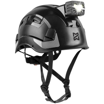 Höhenarbeiten Industriehelm Erwachsene Bauhelm LEDKopflampe inklusive ABS Sch... - Bild 1 von 4