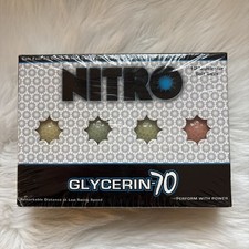 NEW Nitro Golf Balls Set of 12 Glycerin-70 Multicolor Soft Feel Low Swing Speed