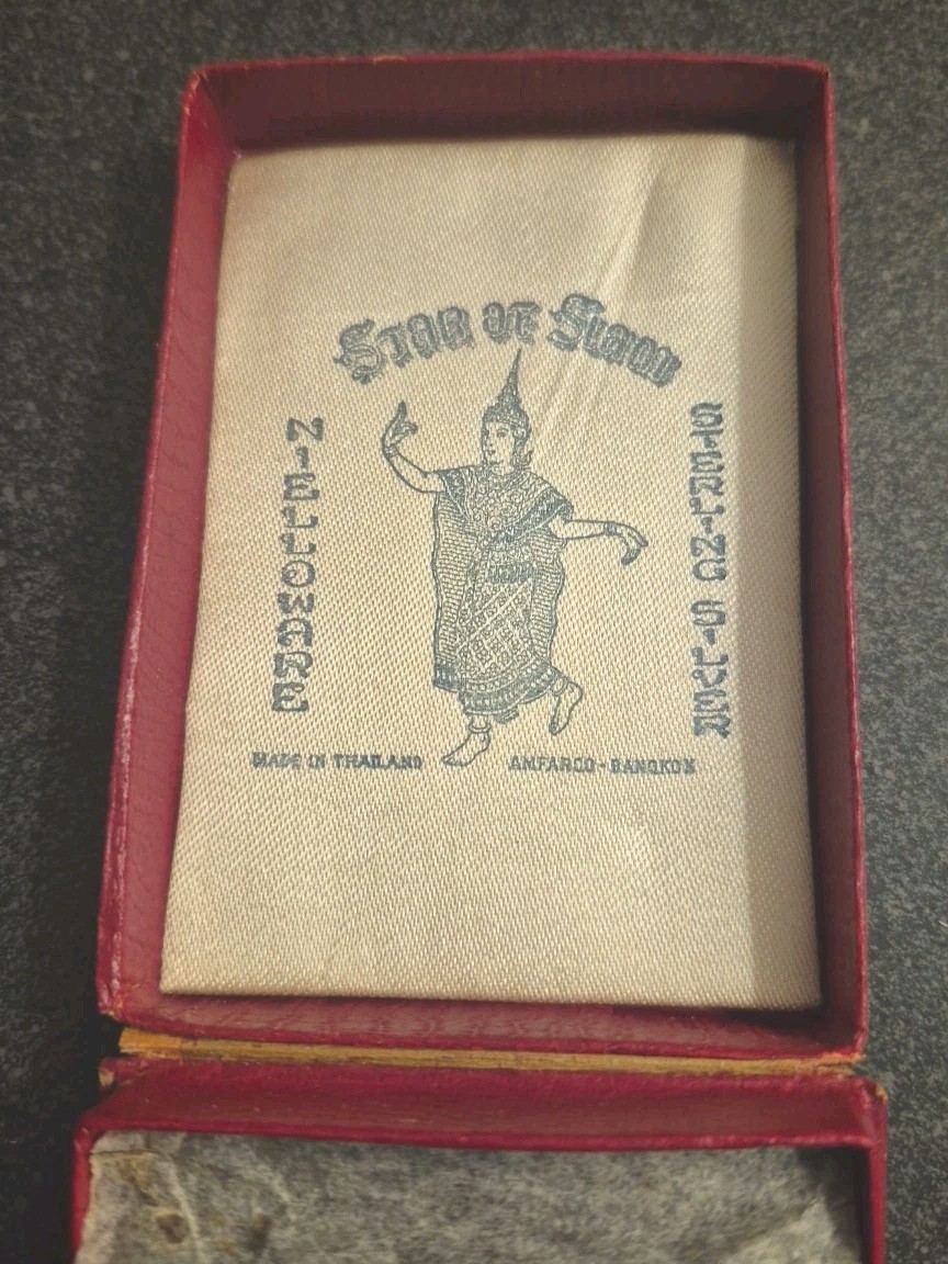 Dancing Thai Pendant Solid Sterling 925 Silver Vi… - image 4