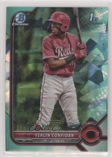 2022 Bowman Chrome Sapphire Edition Prospects Aqua /99 Yerlin Confidan 9hx