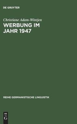 Werbung Im Jahr 1947