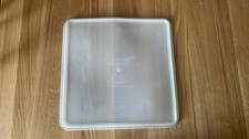 Vintage Tupperware-Seal, transparenter quadratischer Deckel  223-5