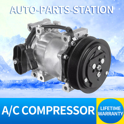 A/C Compressor w/ Clutch for Dodge B150 SERIES VAN 92-94 RAM 1500 VAN 94-97