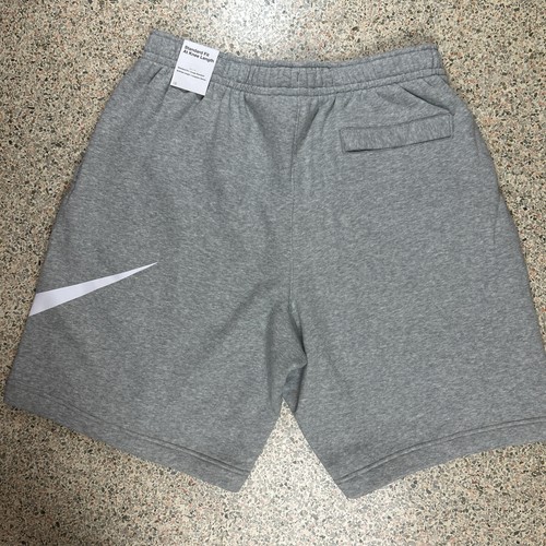 Nike Men's Sportswear Club Grey Graphic Shorts Knee Length BV2721-063 Sz L - Picture 6 of 6