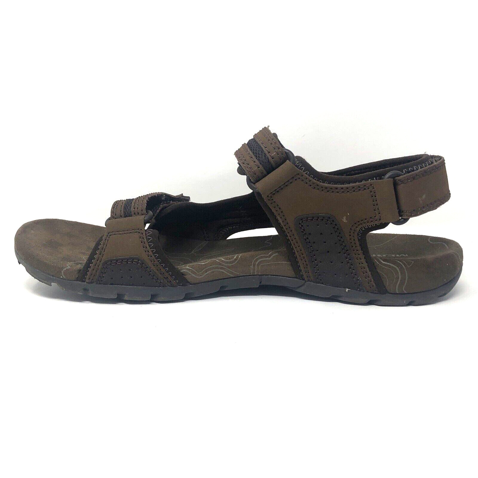 Men's MERRELL Sandspur Oak Sport Sandals Size 13 - Dark Brown Outdoor Hiking image 8