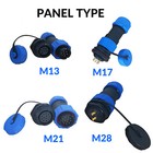 IP68 Waterproof 2/3/4/5 -26 Pin Plug and Panel/ Socket Inline Connector Aviation