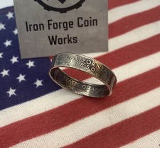 California Handcrafted Washington Quarters coin ring Sizes 3-10 2005