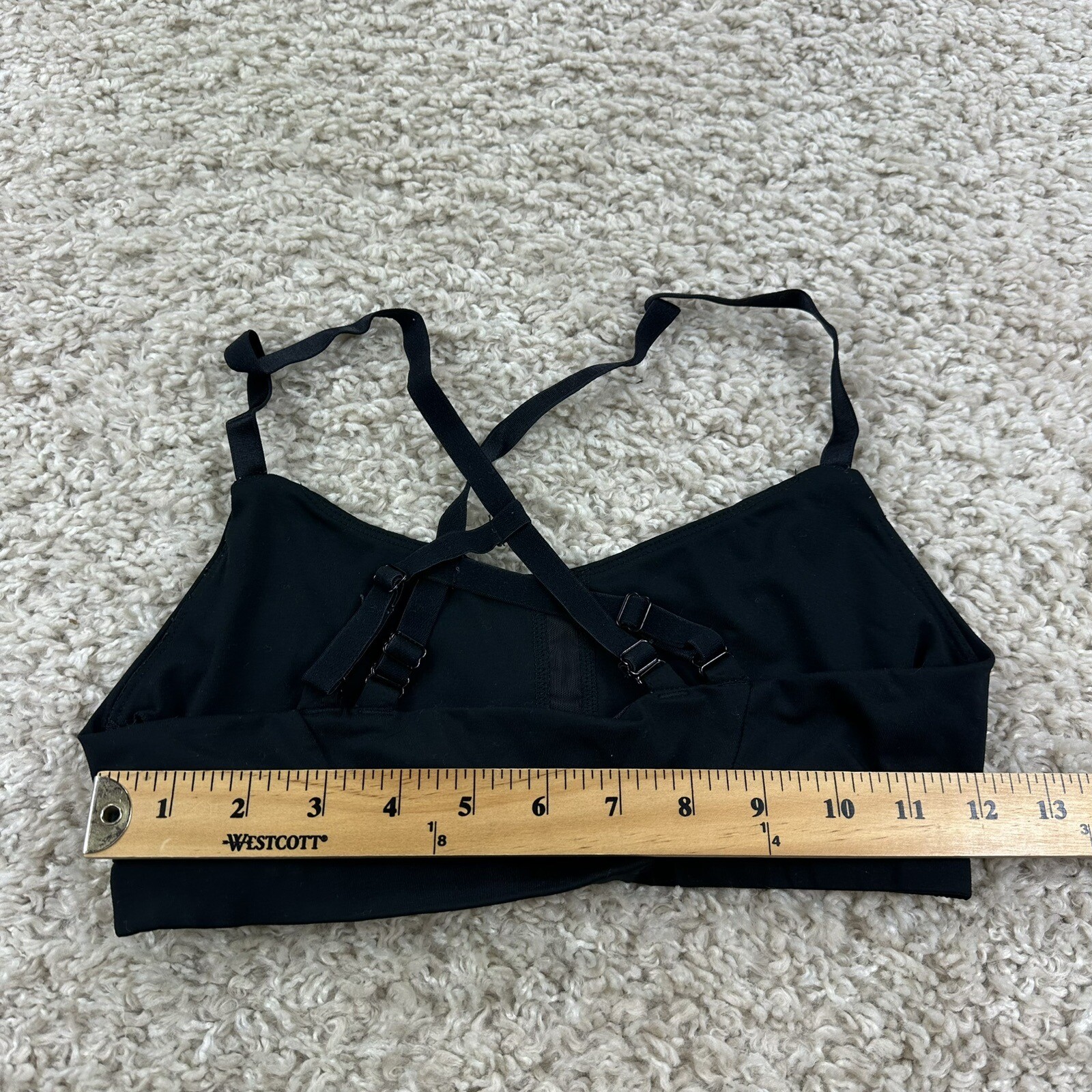 Fabletics Womens Size Medium?? Solid Black Sports… - image 7