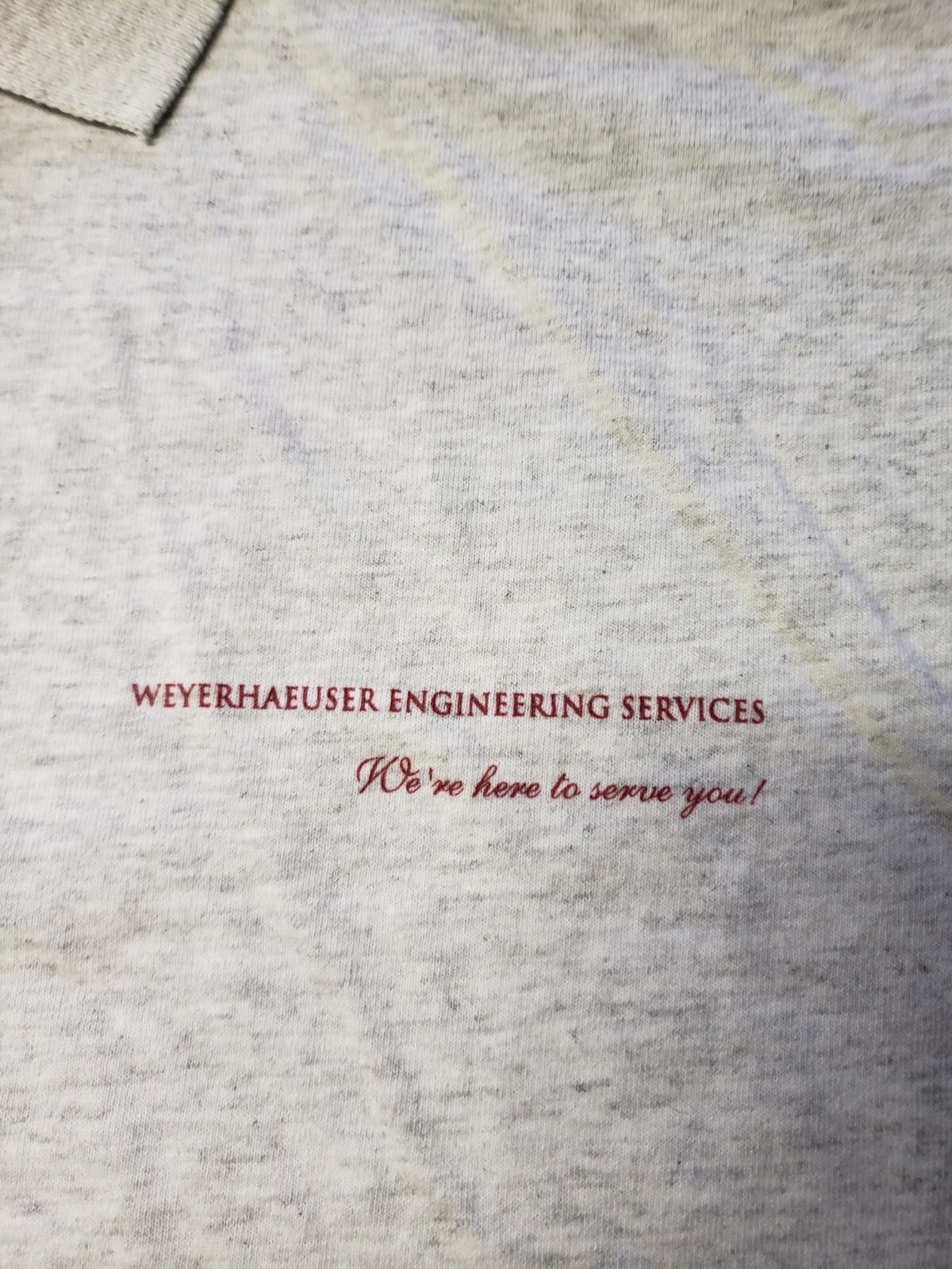Wayerhaeuser Engineering Services Polo Shirt Anvi… - image 2