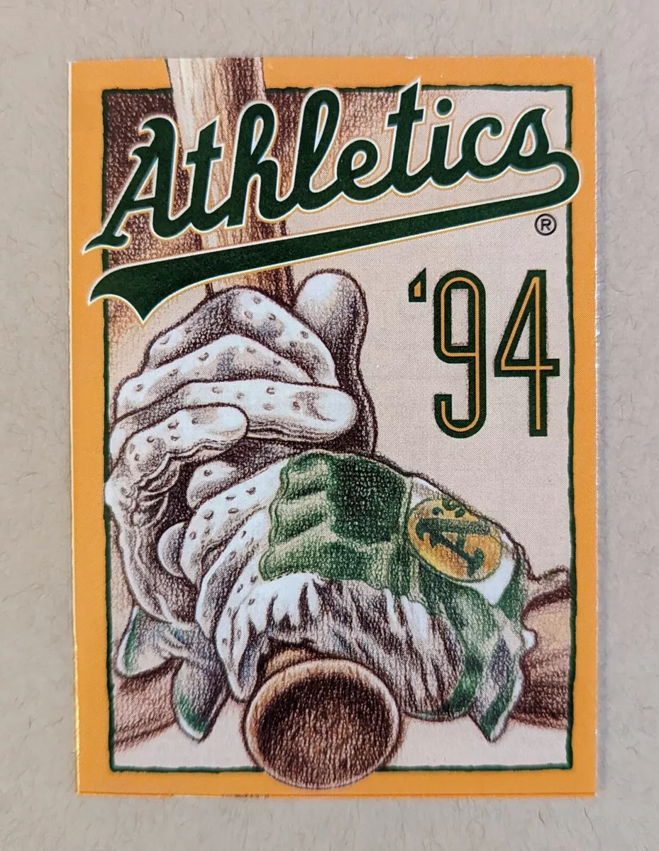 1994 Oakland Athletics Aand#039;s Baseball Pocket Schedule MLB KFRC Radio eBay