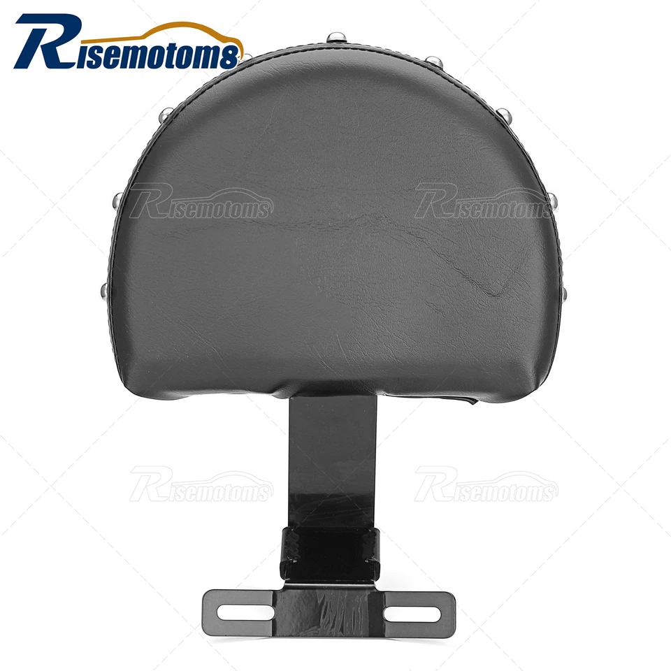 Respaldo de conductor con tachuelas para Harley Heritage Softail Classic Fatboy 2007-2017 Foto 4 de 4