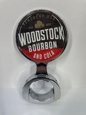 Woodstock Bourbon Cola Font 82mm Decal Spirit Keg Kegerator Beer Tap badge