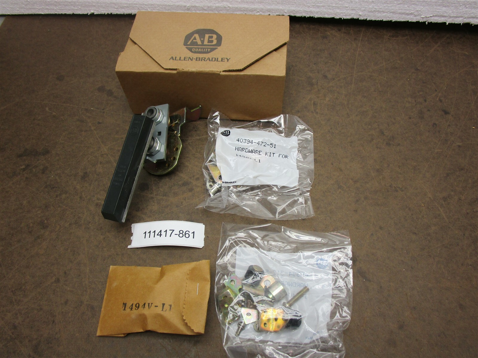 Allen Bradley 1494VL1 Door Hardware Kit Right Hand Top Side Latch Type