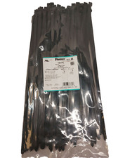  Lot of 100 Panduit PLT5H-C0 Cable Tie, Heavy, Weather Resistant Nylon, 17.8" L