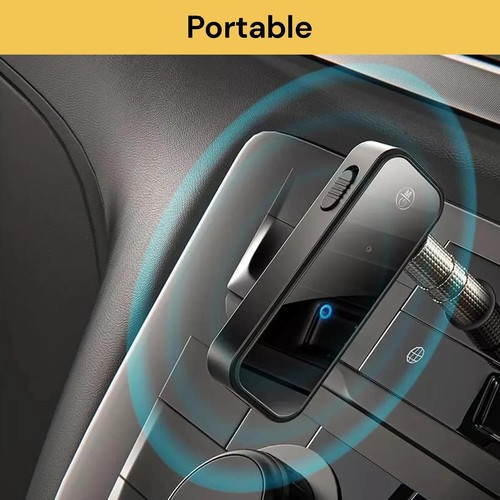 Bluetooth 5.0 Transmitter Receiver Audio Adapter AUX 3.5mm TV CAR PC Speaker - Picture 9 of 12