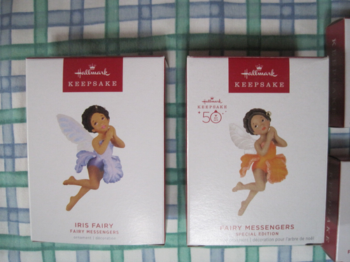 Hallmark 2022 & 2023 Special Ed Fairy Messengers & 2023 & 2024 Petite Ornaments - Picture 2 of 5