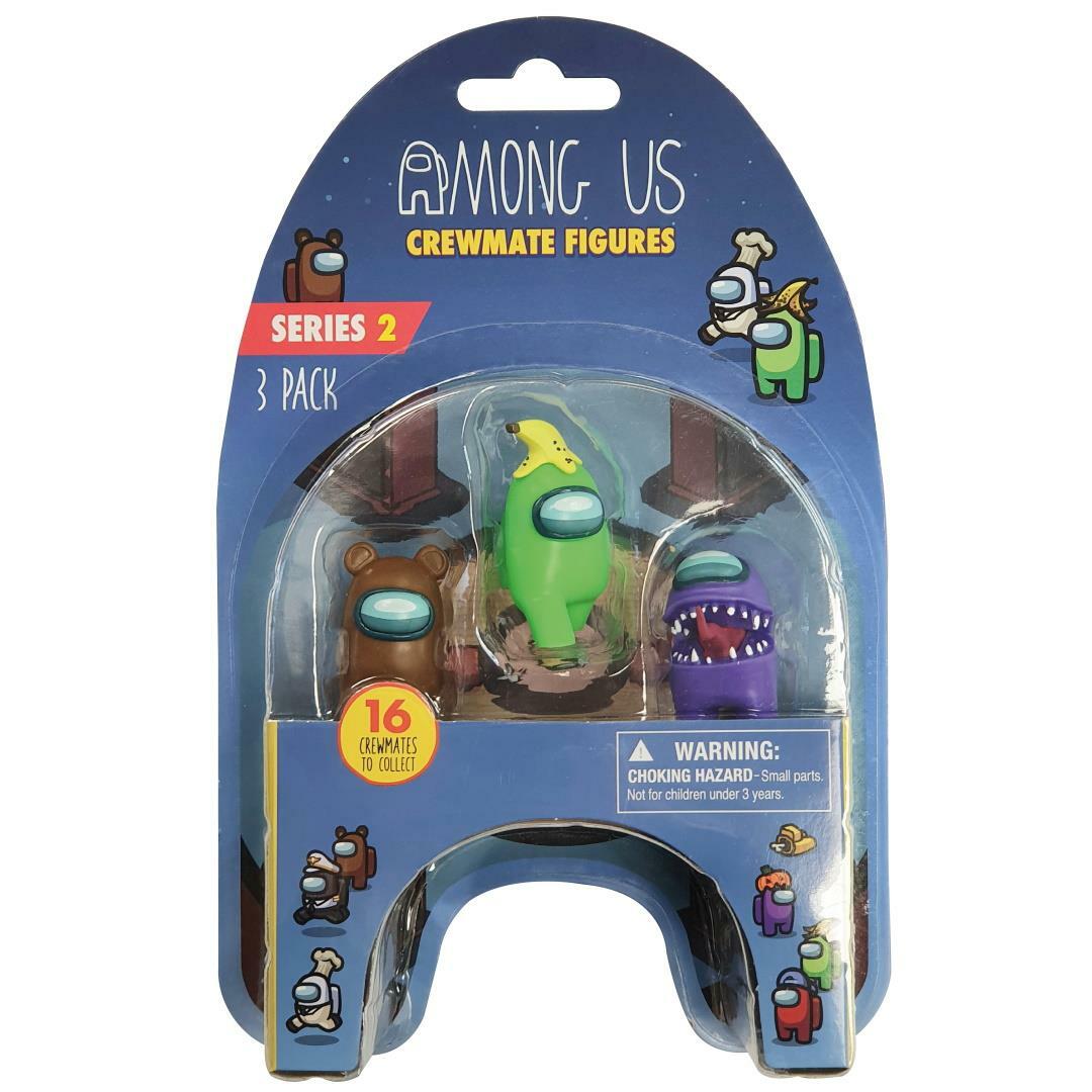 Among us Action Figures Crewmate Series 2 Set of 3 Character
