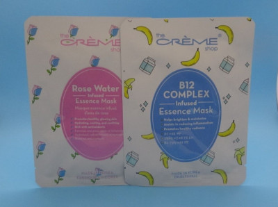 The Creme Shop B12 COMPLEX & ROSE WATER INFUSED ESSENCE MASK, NEW