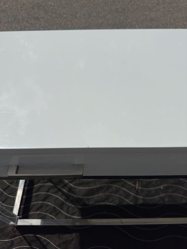 Inspire White, Lucite & Chrome Console Table 30”H X 48Wx16D - Picture 12 of 20