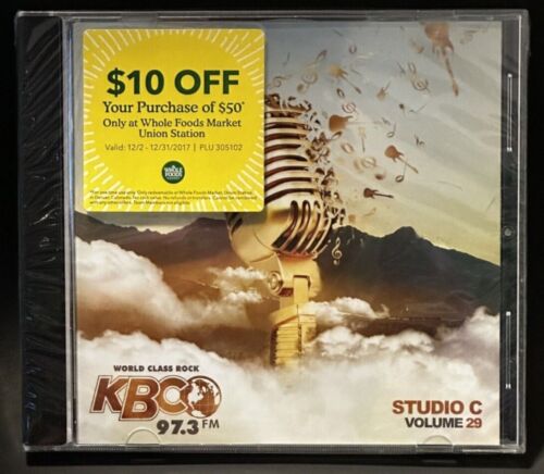KBCO Studio C Volume 29 New Live SEALED Lumineers PORTUGAL THE MAN Jack Johnson