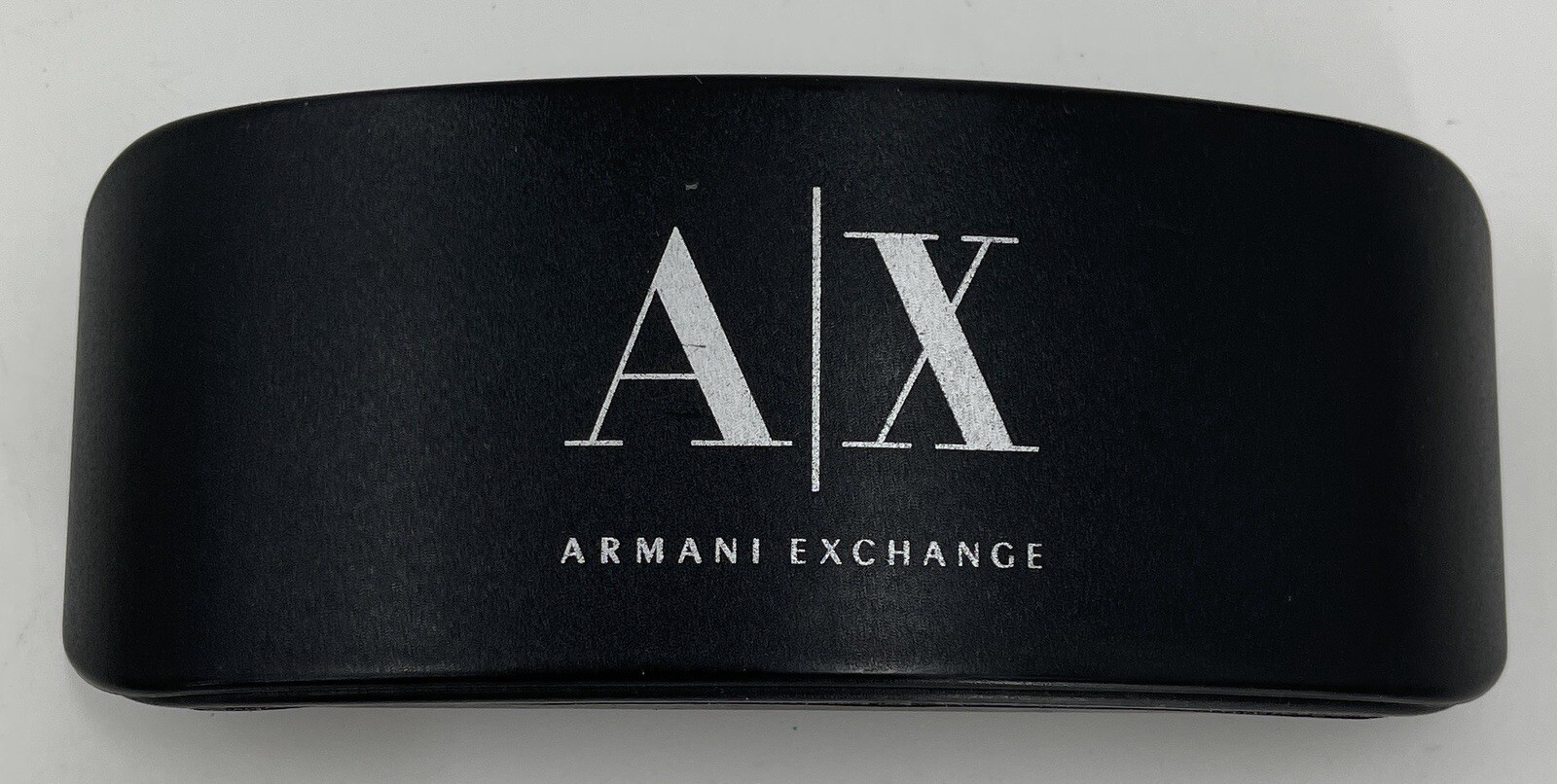 AX Armani Exchange Sunglasses Case Glasses Case w/ Logo Black 1.75
