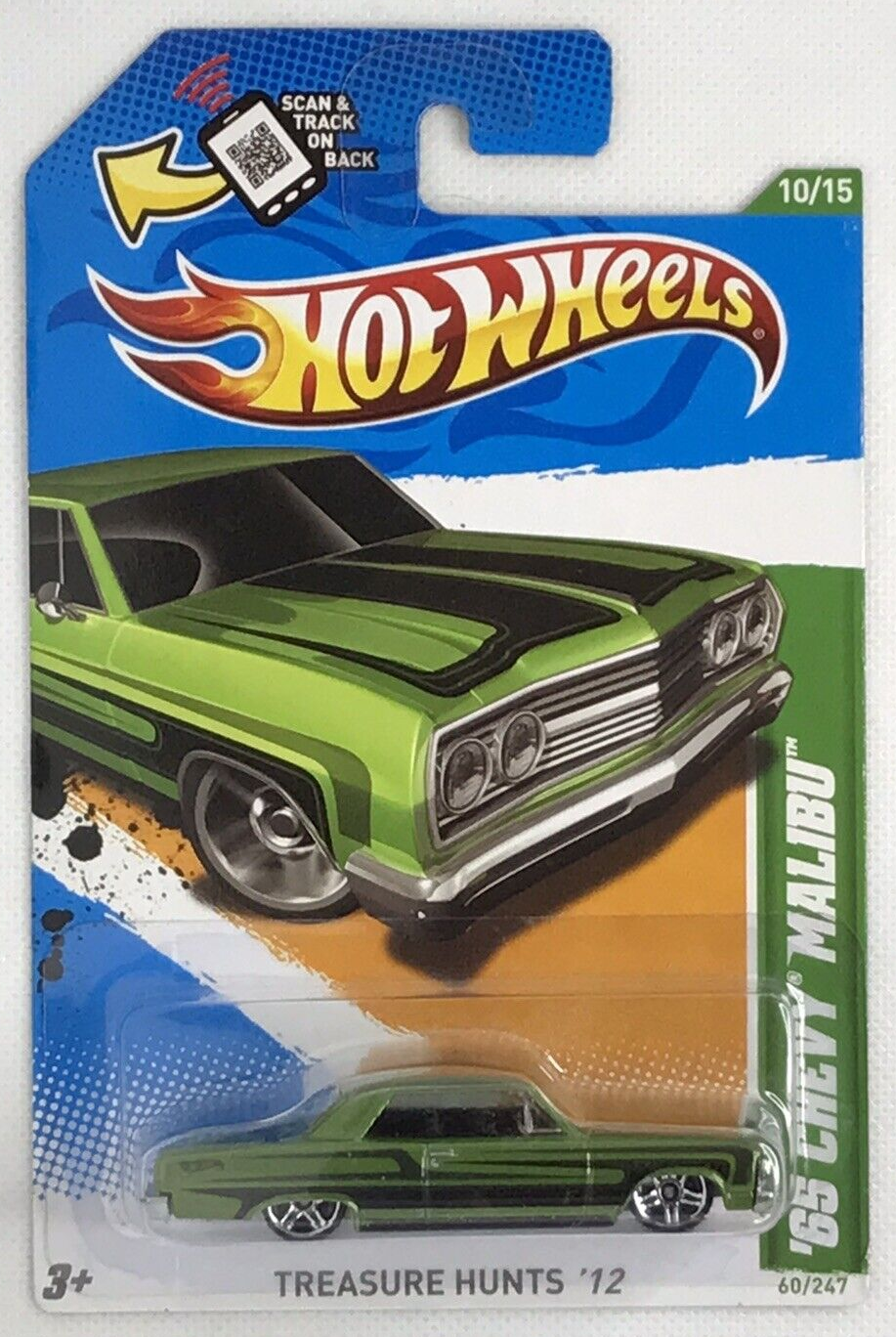 2012 Hot Wheels Treasure Hunts '65 Chevy Malibu Limited Edition #10 Of 15