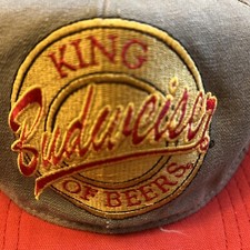 Vintage Budweiser King of Beers adjustable hat made in USA