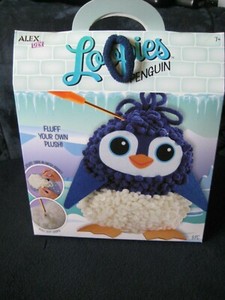 penguin cat Alex DIY Loopies Yarn Plush Kids Craft Kit Age 7+ Panda unicorn penguin cat Alex DIY Loopies Yarn Plush Kids Craft Kit Age 7+ Panda unicorn