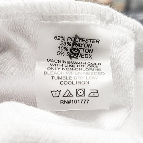 Soybu Girls NWT Elsie White Full Zip Crop Hoodie Size M/8 - Picture 5 of 6