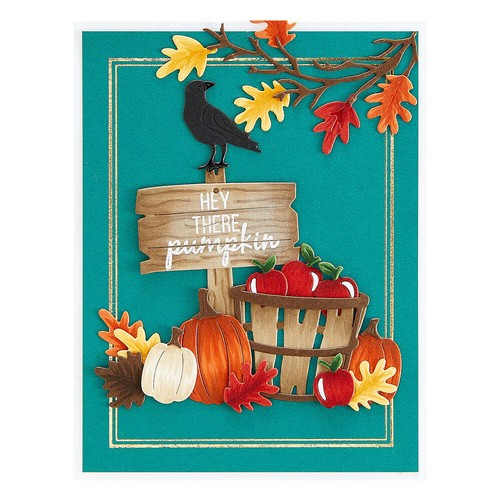 Spellbinders Etched Dies - Welcome Fall, S4-1136 by Nichol Spohr - Picture 2 of 4