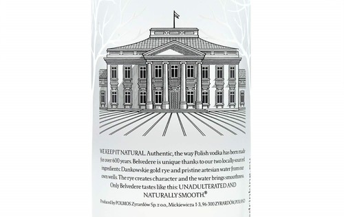 BELVEDERE VODKA 700 ml - Made in POLAND - EMPTY GLASS BOTTLE - Picture 2 of 2