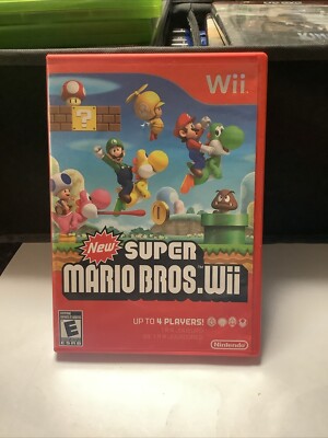 New Super Mario Wii (Nintendo Wii, 2009) Game 45496901738|