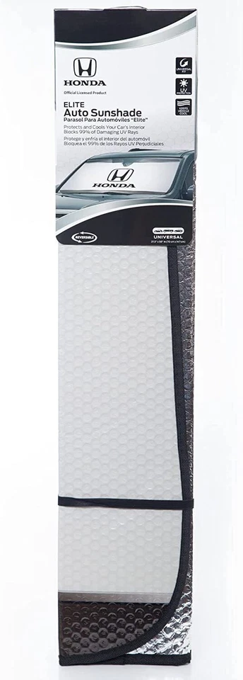 ⭐️⭐️⭐️⭐️⭐️Honda Logo Accordion Front Windshield Sunshade Folding Cover 27.5x58in — 第 3/4 张图片
