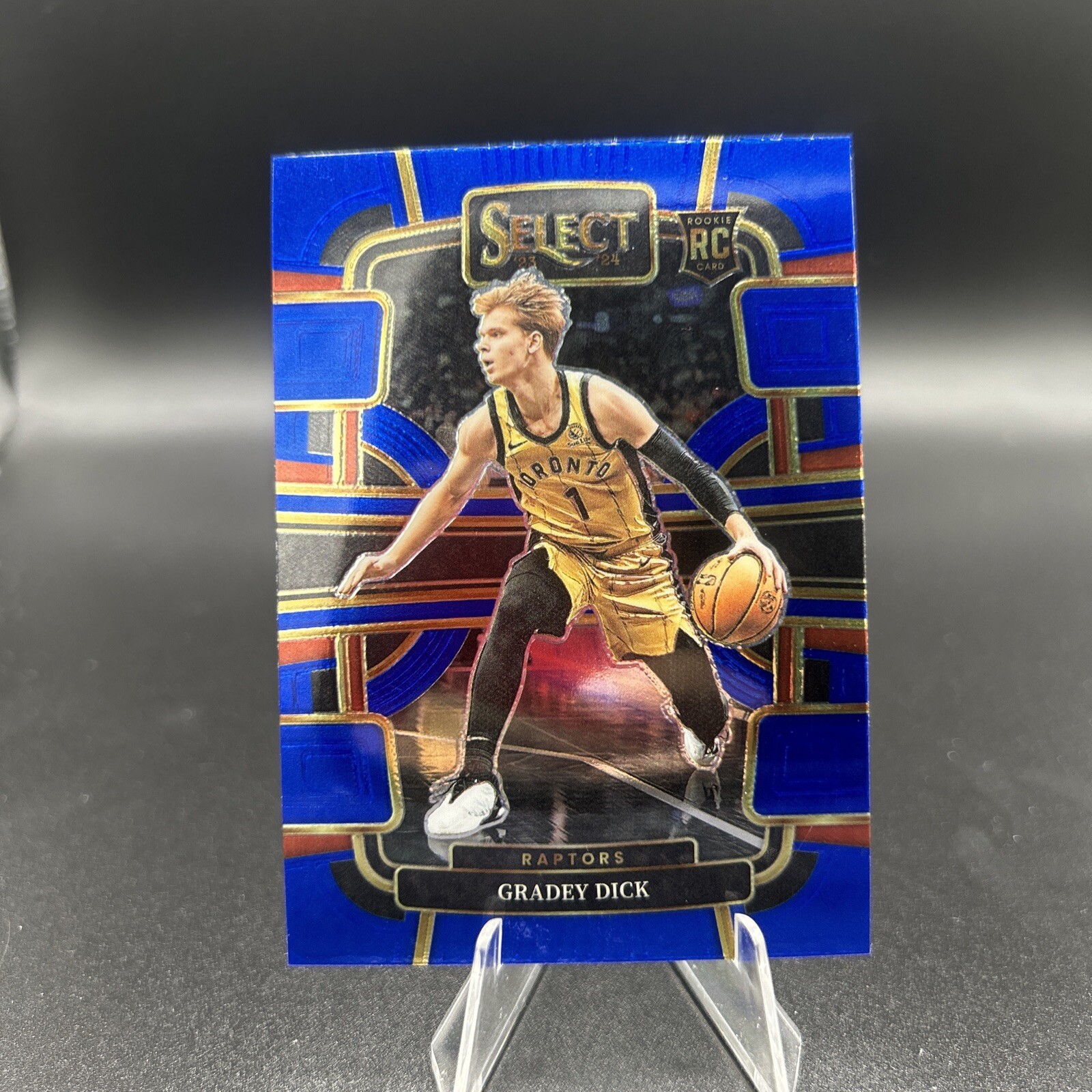 2023-24 Panini Select - Concourse Blue #90 Gradey Dick (RC)