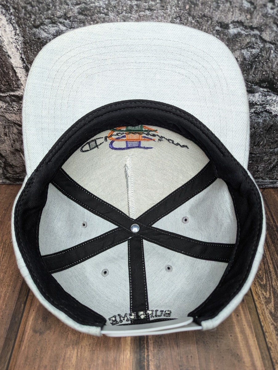 SUPREME Champion Hat 5-Panel Heather Grey Snap Back. | eBay