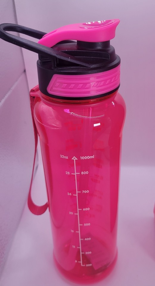 PASER 24/32 oz Motivational Water Bottle with Time to Drink, Removable