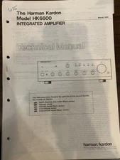 HARMAN KARDON HK6600 HK 6600 Service Manual *ORIGINAL* BOOK OR PDF-FREE SHIP