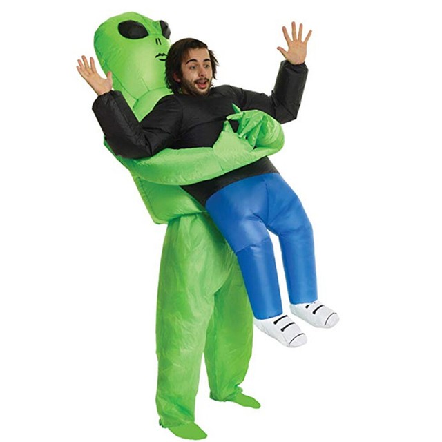 Alien Kidnapping Inflatable Clothing Fun Holiday Costume Party Dress Up