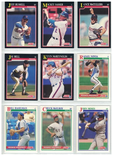 1991 Score Major League Baseball Cards - YOU PICK FROM LIST! *D - Picture 38 of 49