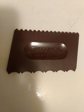 Tupperware Cake Decorator Gadget 1558-B Serrated Spreader Brown EUC