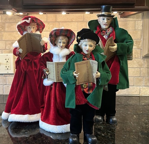 Santa’s Workshop Dickens Carolers (4er Set) - Neu mit Etikett - Bild 3 von 6