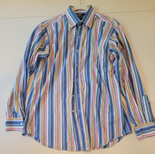 Polo Ralph Lauren Curham Striped Long Sleeve Button Down Classic Fit Mens Size L