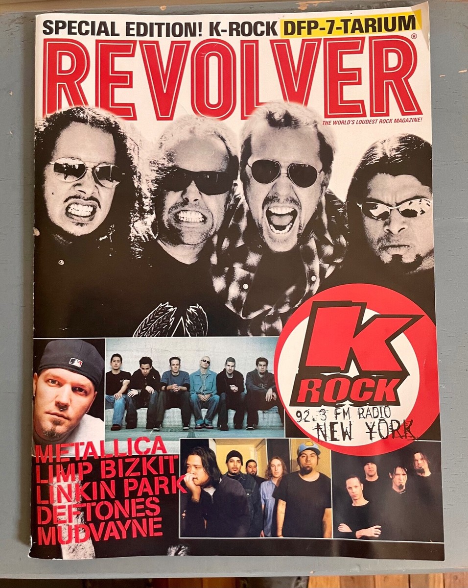 Metallica Revolver Magazine 2003 KRock Summer Sanitarium Program