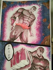 Jiren Dragon ball Super (acquerello su cartoncino A4)
