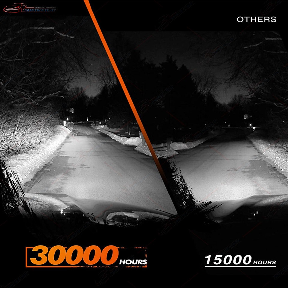 For Chevy Silverado 1500 2500HD 20072015 6K H11 Low Beam LED Headlight