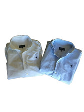 Brooksfield junior camicie bambino hemd shirt jersey maglie 100% cotton size XS