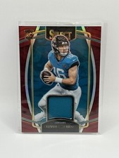 2021 Trevor Lawrence Select Football Red Prizm Rookie Patch! RC #RSW-TLR!